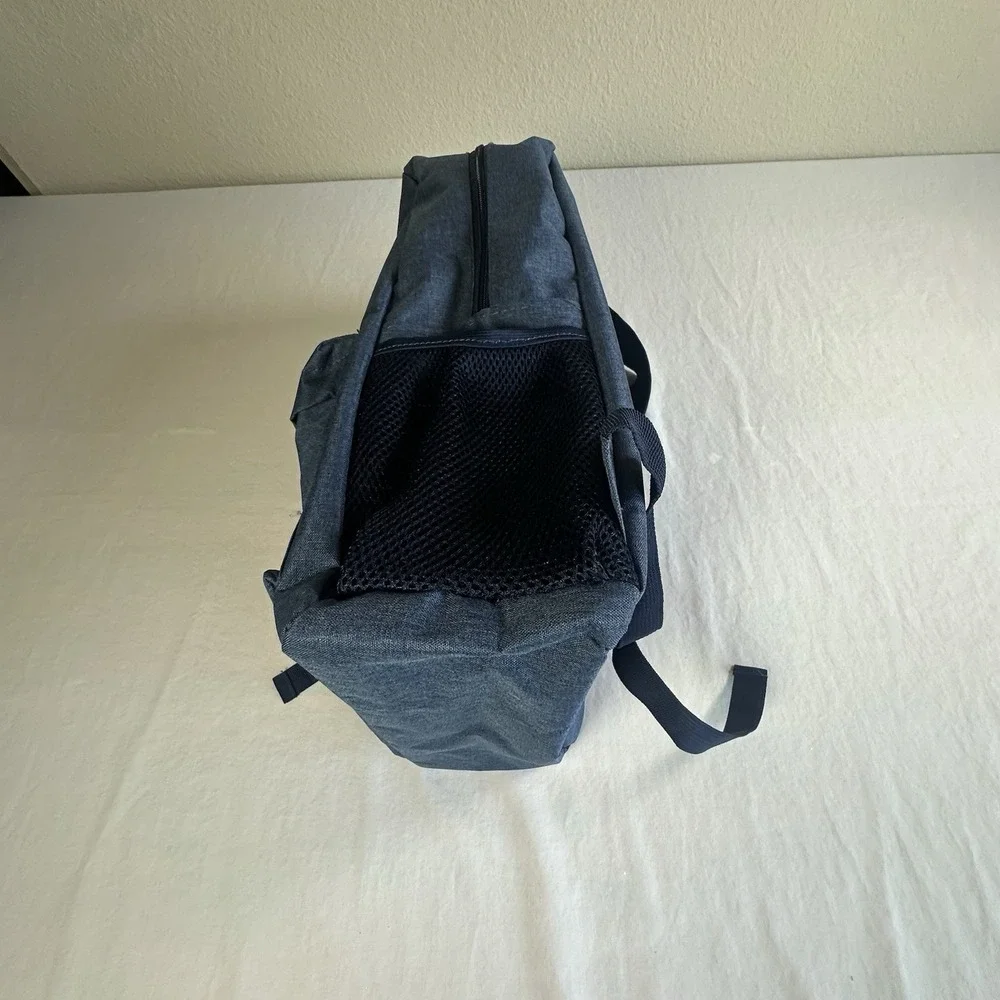 NEW Lowe's FULL SIZE, Blue Backpack, Zippers, Pockets, Tool Bag, Work Bag‎
